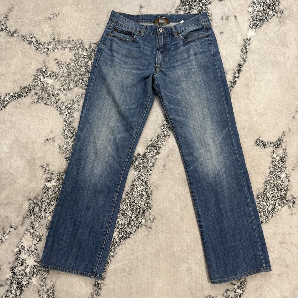 Lucky Brand Jeans Womens 33 Wash Straight Leg 100% Cotton Denim Relaxed Casual